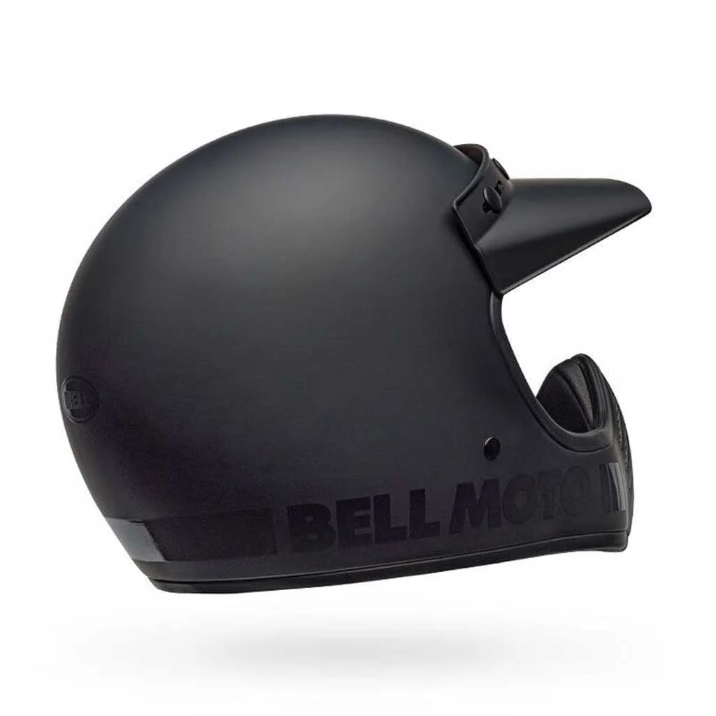 Bell - Moto 3 Black/Black Helmet - Image 7