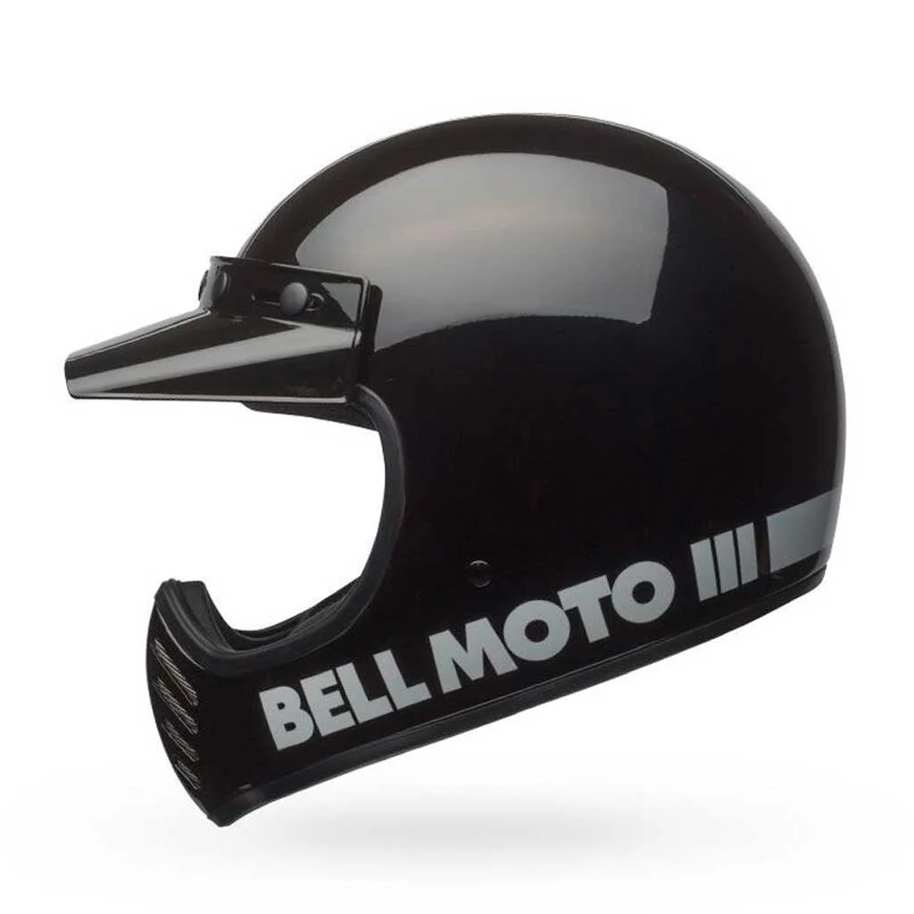 Bell - Moto 3 Black/White Helmet - Image 4
