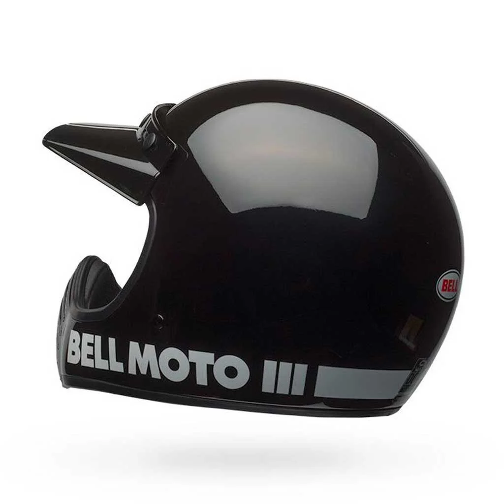 Bell - Moto 3 Black/White Helmet - Image 5