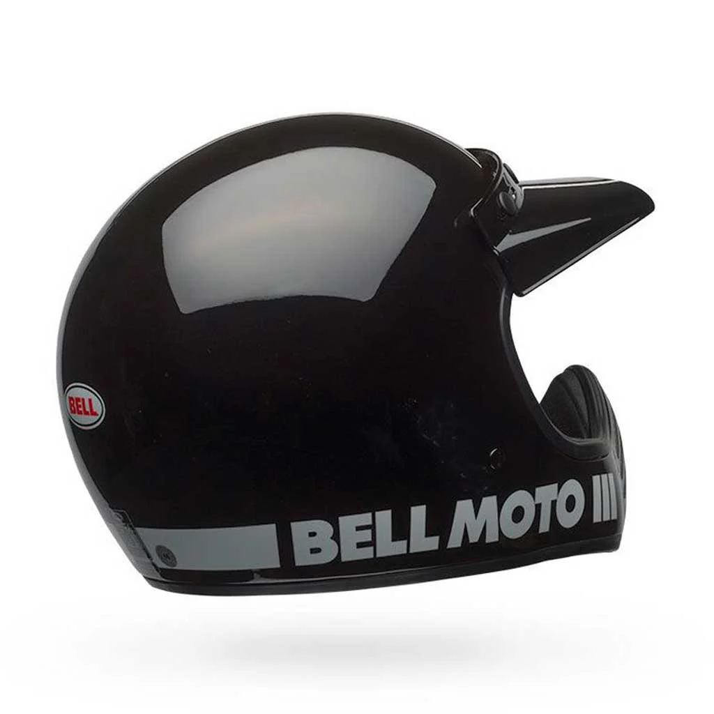 Bell - Moto 3 Black/White Helmet - Image 7