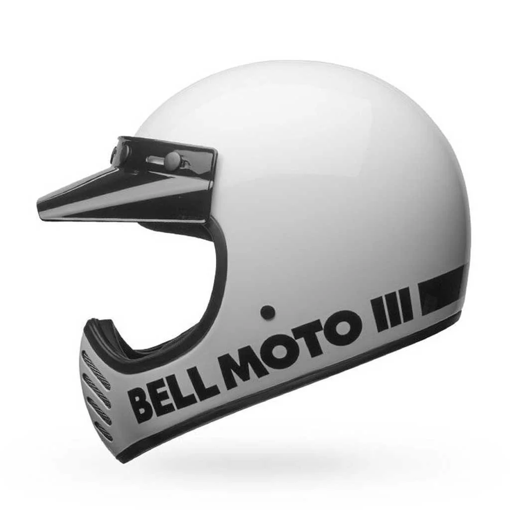 Bell - Moto 3 White/Black Helmet - Image 4