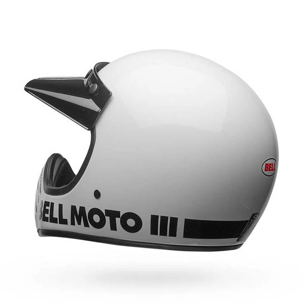 Bell - Moto 3 White/Black Helmet - Image 5