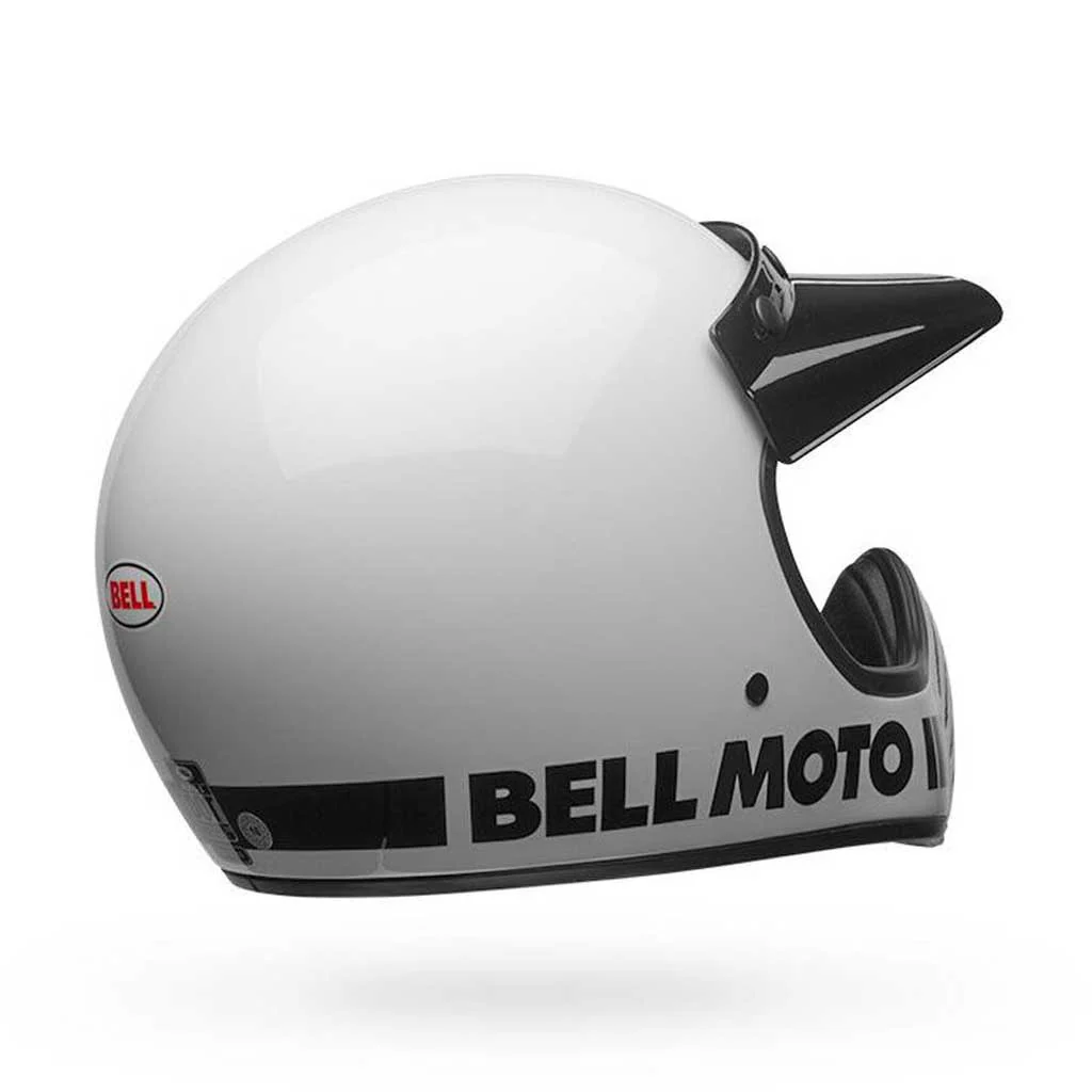 Bell - Moto 3 White/Black Helmet - Image 7