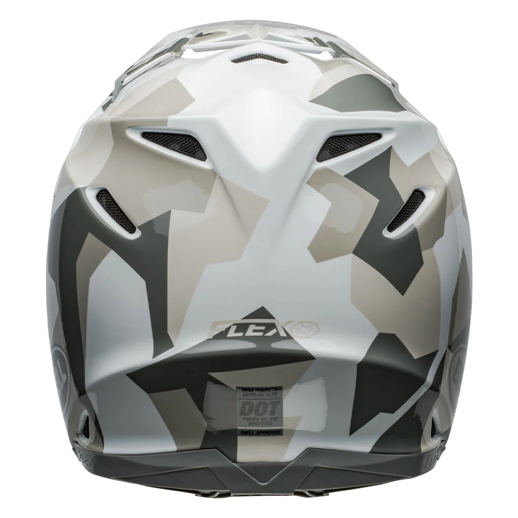 Bell - Moto-9S Flex Rover White Camo Helmet - Image 3