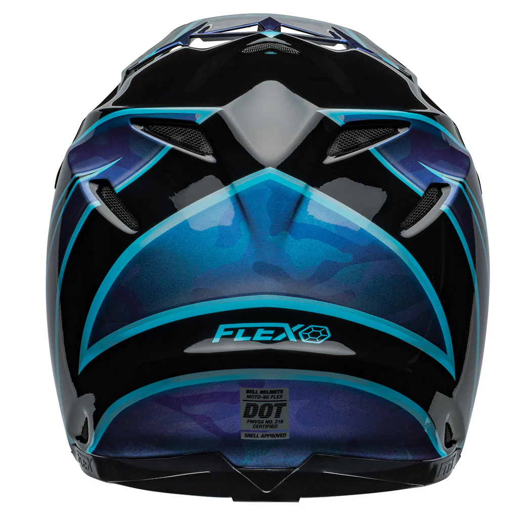 Bell - Moto-9S Flex Sprite Black/Blue Helmet - Image 3