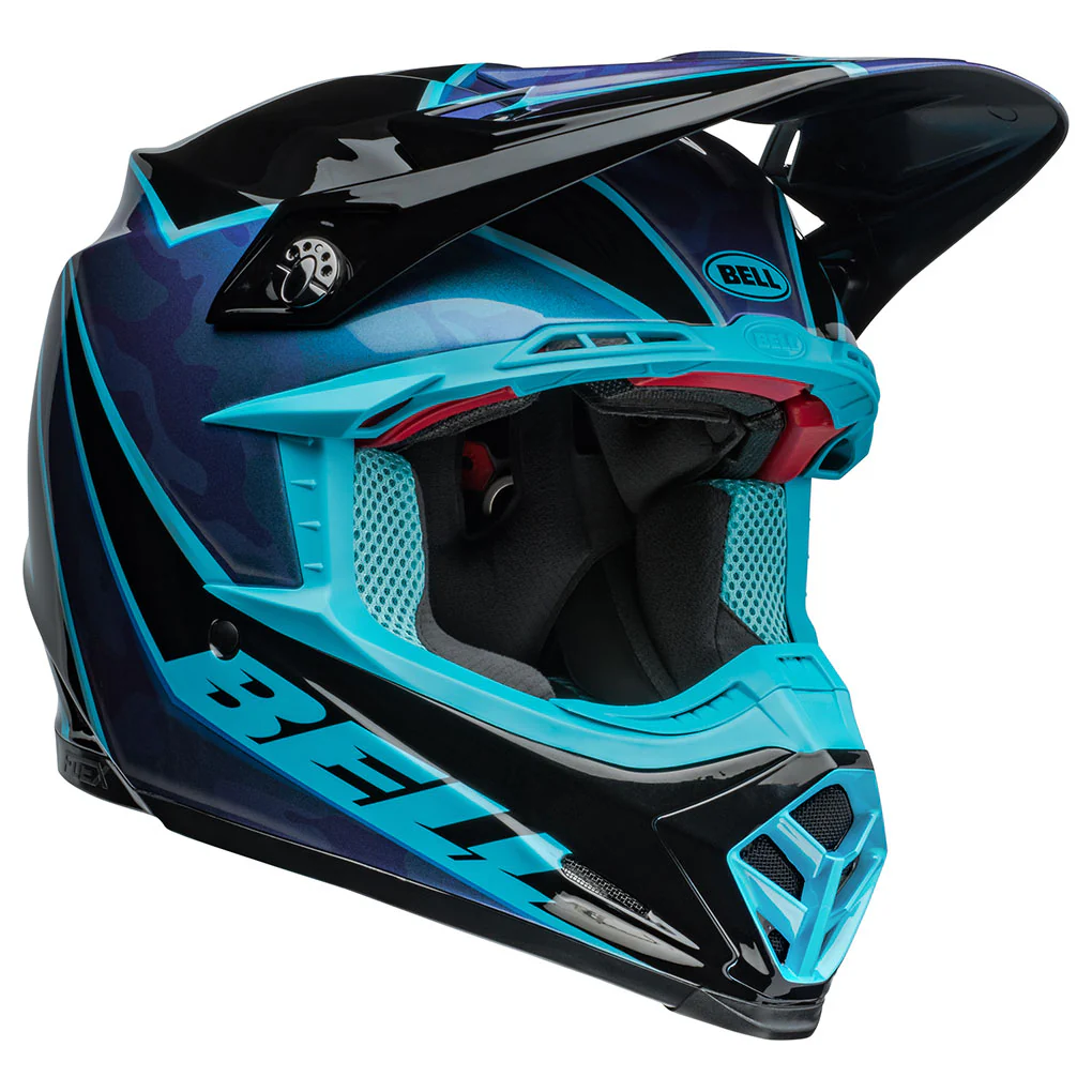 Bell - Moto-9S Flex Sprite Black/Blue Helmet - Image 6