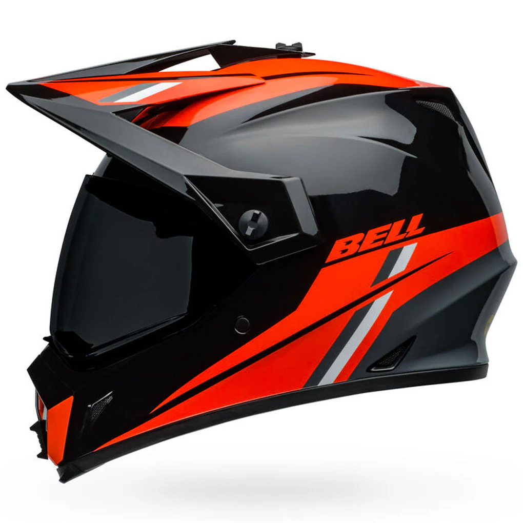 Bell - MX-9 ADV MIPS Alpine Black/Orange Adventure Helmet - Image 2