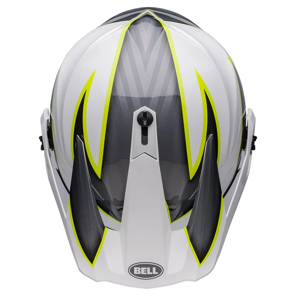 Bell - MX-9 Adventure Mips Dalton White/Yellow Helmet - Image 9