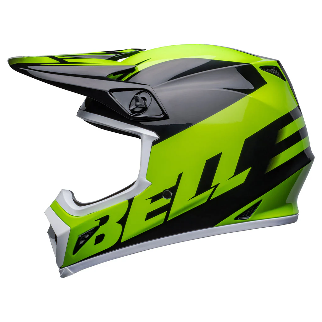 Bell - MX-9 MIPS Disrupt Black/Flo Green Helmet - Image 4
