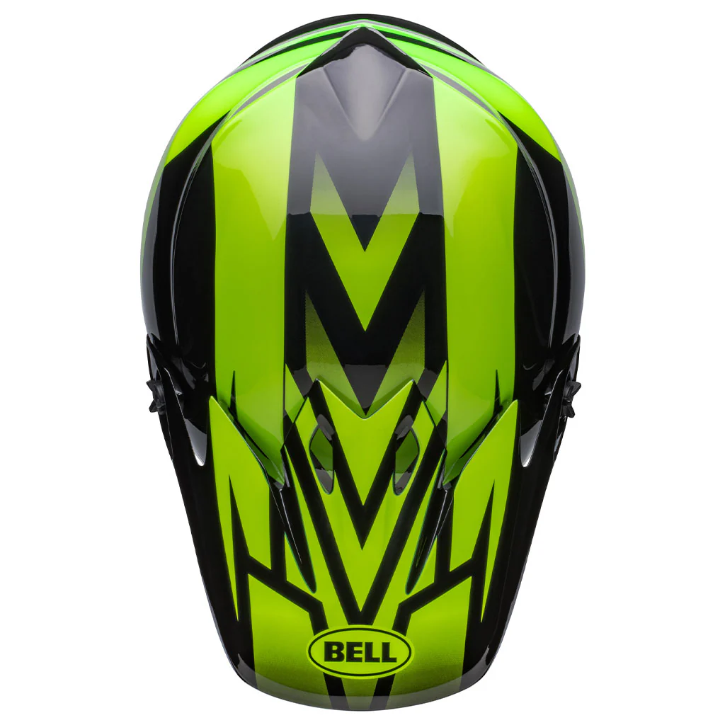 Bell - MX-9 MIPS Disrupt Black/Flo Green Helmet - Image 6