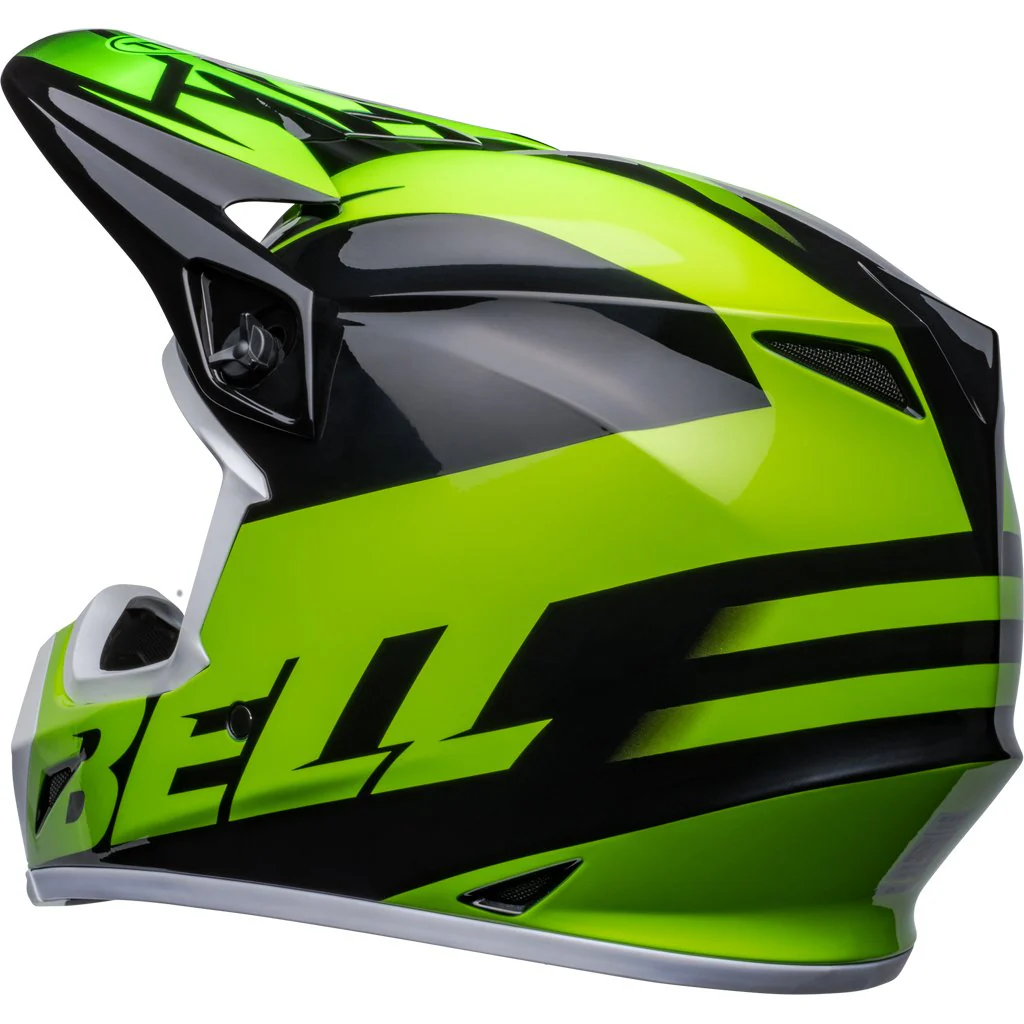 Bell - MX-9 MIPS Disrupt Black/Flo Green Helmet - Image 3