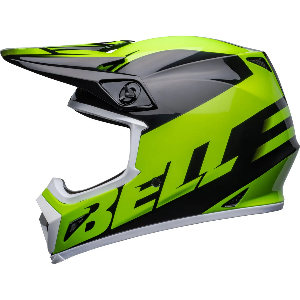 Bell - MX-9 MIPS Disrupt Black/Flo Green Helmet - Image 7