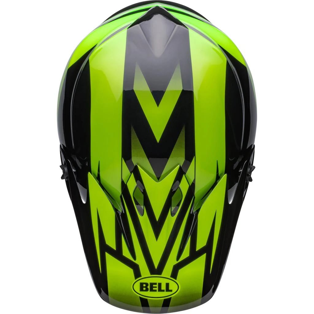 Bell - MX-9 MIPS Disrupt Black/Flo Green Helmet - Image 9