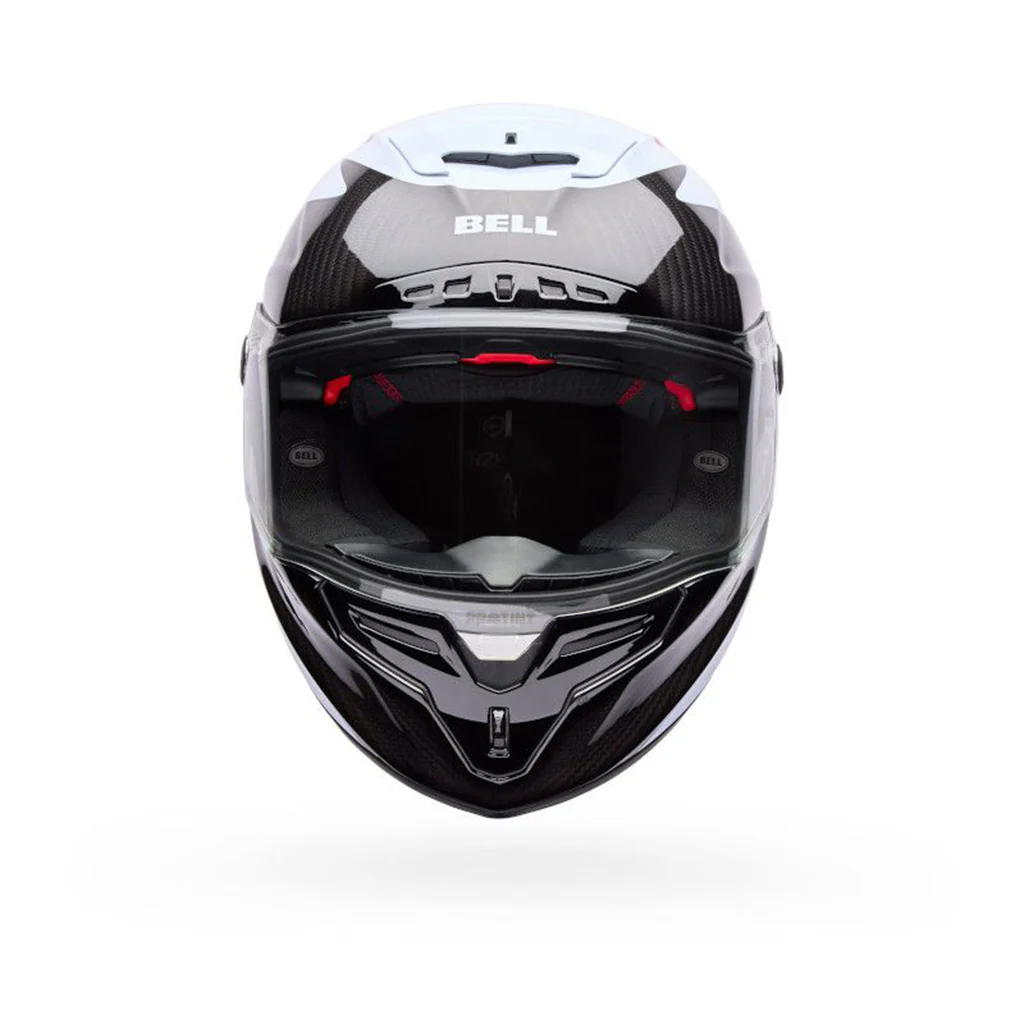 Bell - Racestar DLX Flex Fluid Red/White Helmet - Image 3
