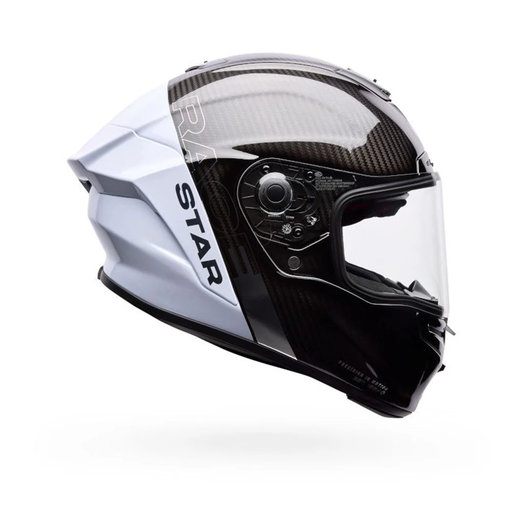 Bell - Racestar DLX Flex Strike Silver/White Helmet - Image 2