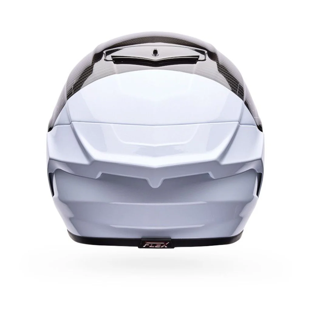 Bell - Racestar DLX Flex Strike Silver/White Helmet - Image 4