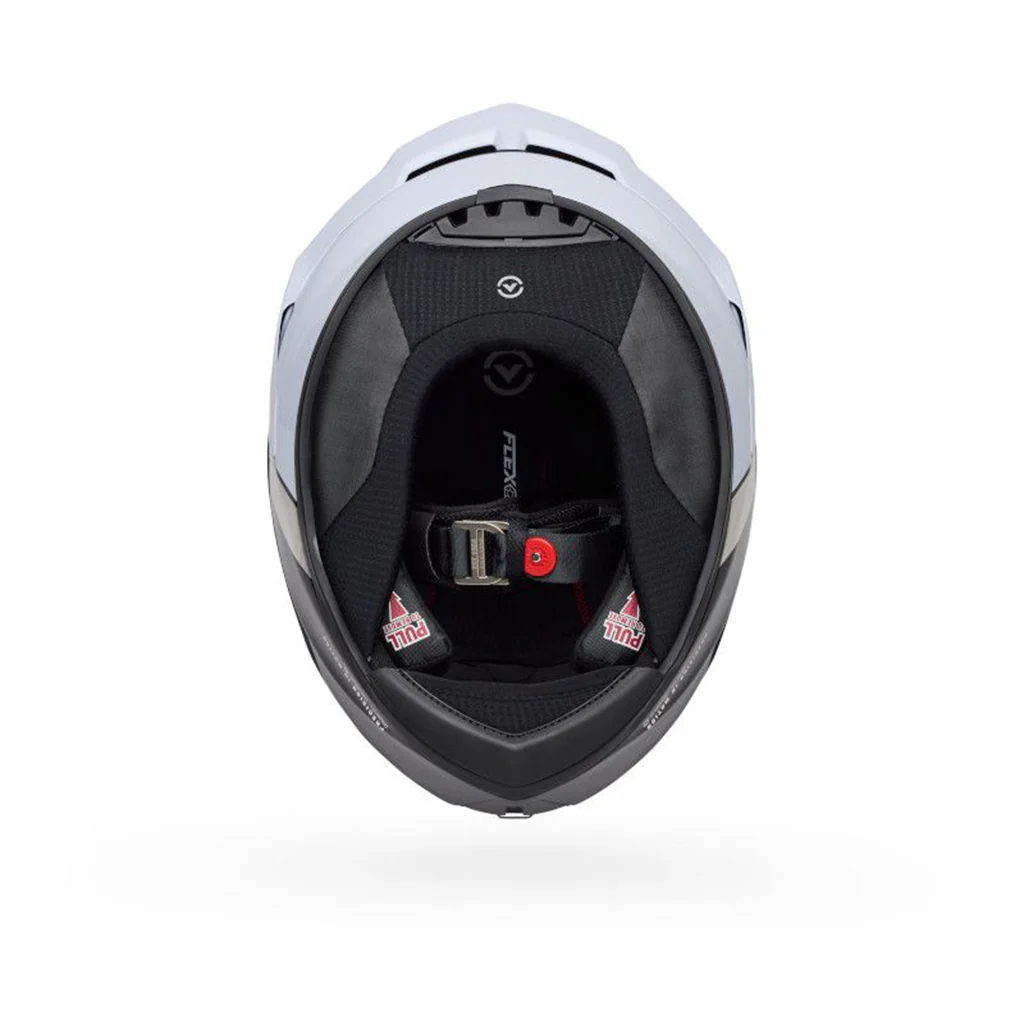 Bell - Racestar DLX Flex Strike Silver/White Helmet - Image 5