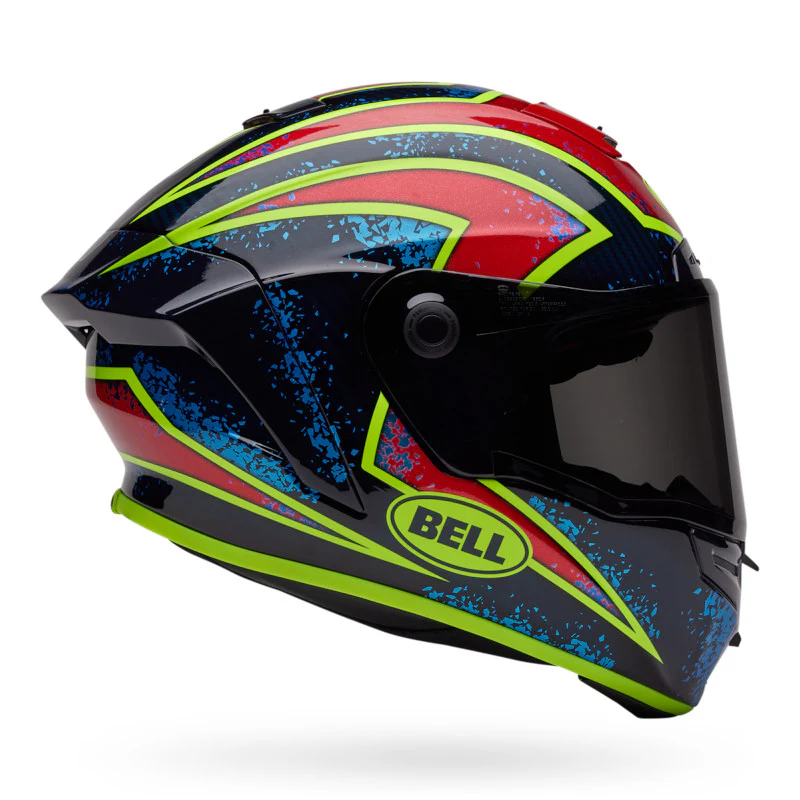 Bell - Race Star DLX Xenon Black/Blue/Red Helmet - Image 2
