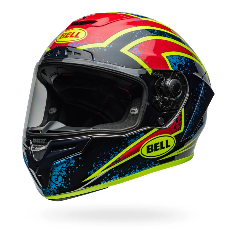 Bell - Race Star DLX Xenon Black/Blue/Red Helmet - Image 3