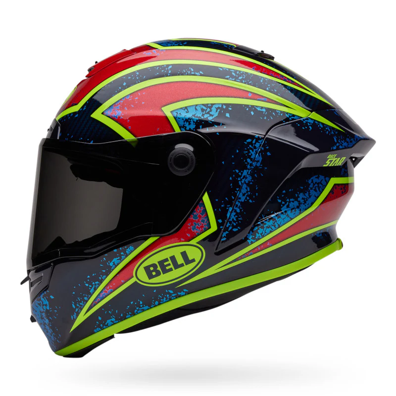 Bell - Race Star DLX Xenon Black/Blue/Red Helmet - Image 4