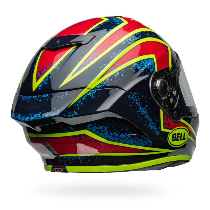 Bell - Race Star DLX Xenon Black/Blue/Red Helmet - Image 7