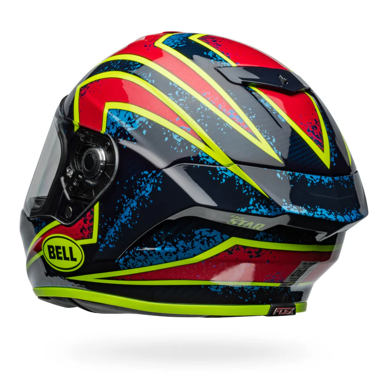 Bell - Race Star DLX Xenon Black/Blue/Red Helmet - Image 8