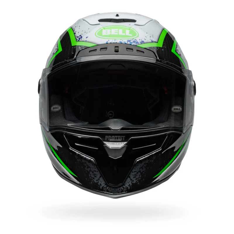 Bell - Race Star DLX Xenon Black/Green/White Helmet - Image 5