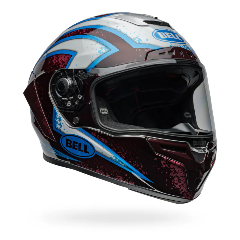 Bell - Race Star DLX Xenon Black/Red/Silver Helmet