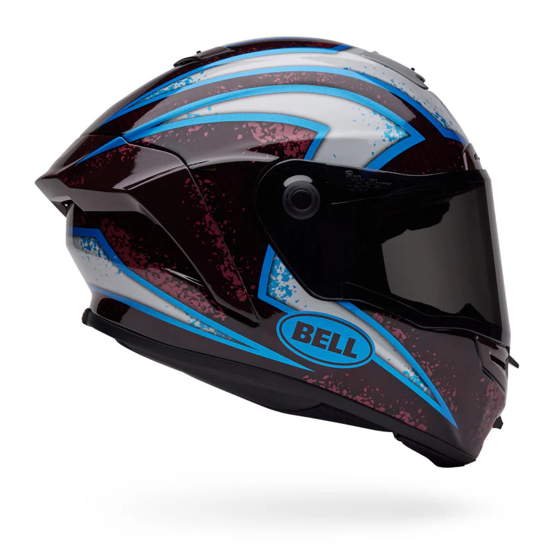 Bell - Race Star DLX Xenon Black/Red/Silver Helmet - Image 2