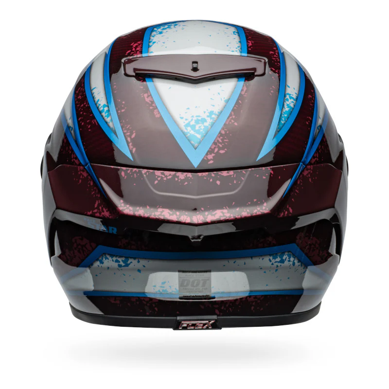 Bell - Race Star DLX Xenon Black/Red/Silver Helmet - Image 6