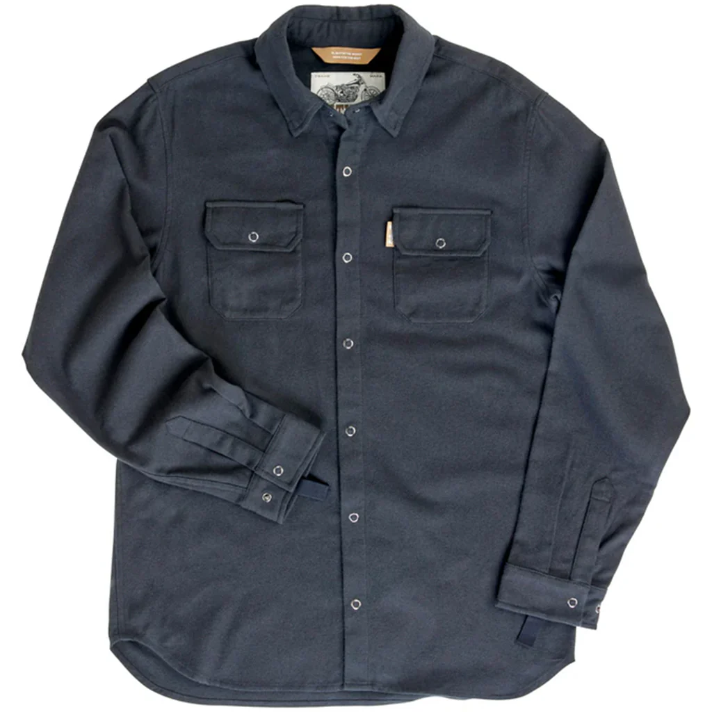 Biltwell - Hi Test Black Flannel Shirt - Image 2