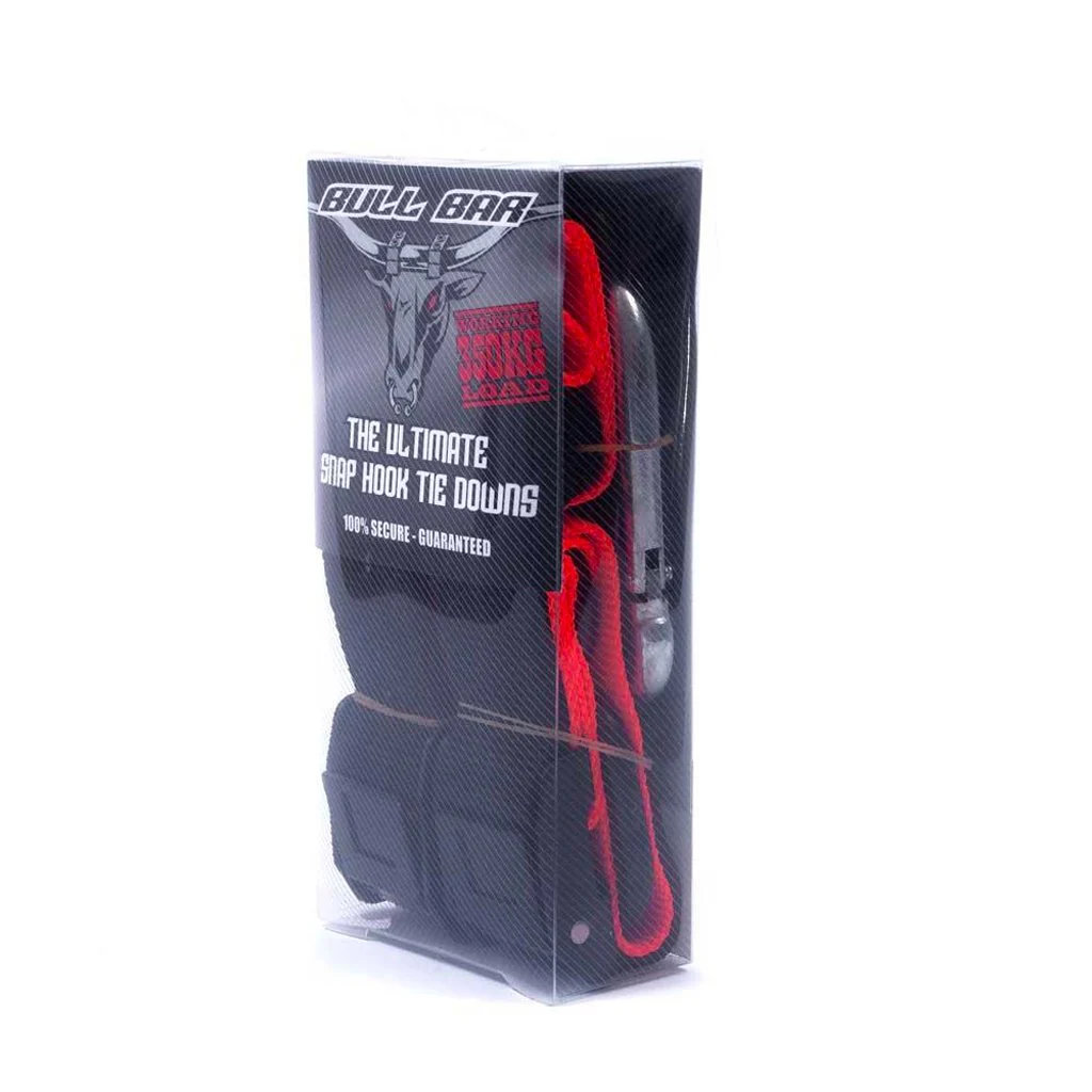 Bull Bar - 38mm Orange/Black Tie Down Set - Image 2