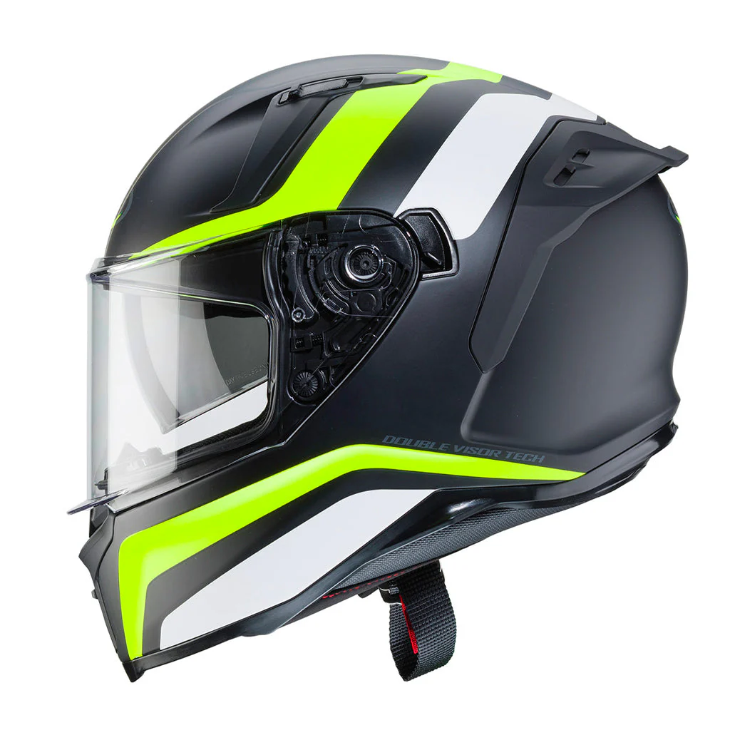 Caberg - Avalon Blast Black/White/Yellow Helmet - Image 2