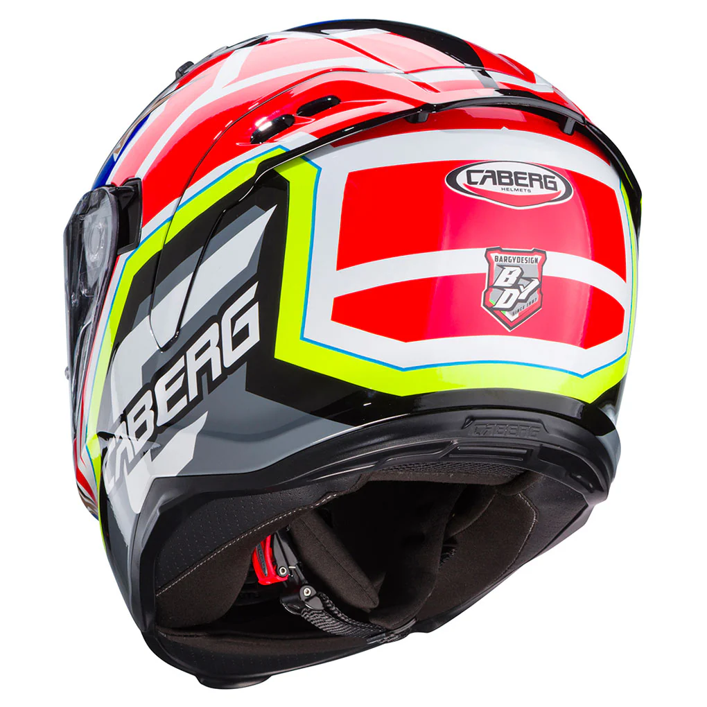 Caberg - Avalon X Track Black/Yellow/Red/Blue Helmet - Image 3