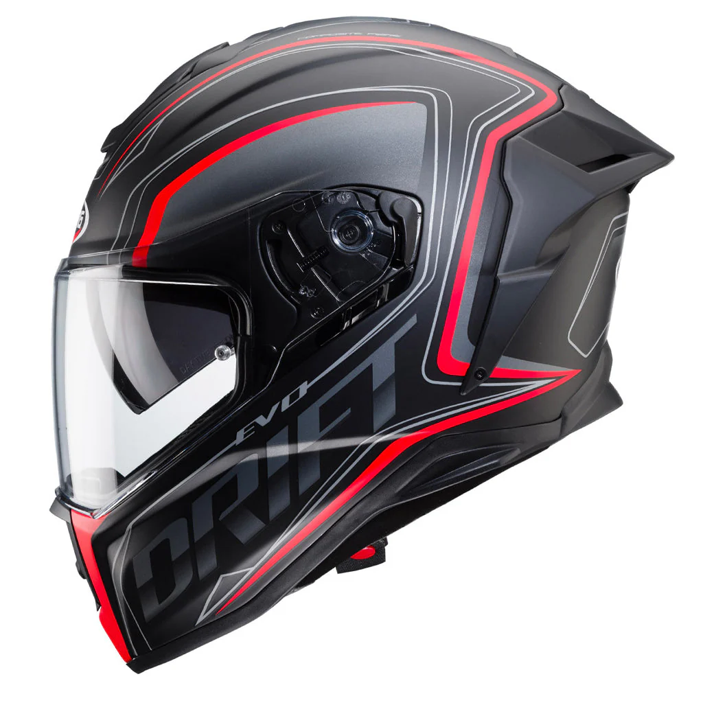 Caberg - Drift Evo Integra Black/Red Helmet - Image 2