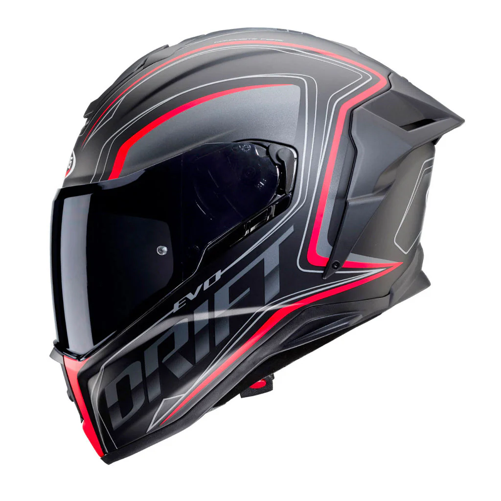 Caberg - Drift Evo Integra Black/Red Helmet - Image 5