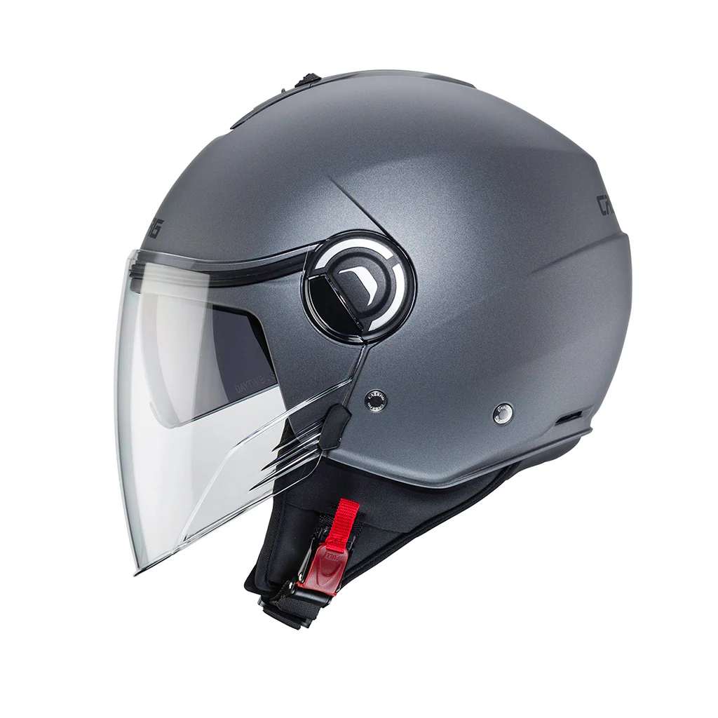 Caberg - Riviera V4 Gun Metal Grey Open Face Helmet - Image 2