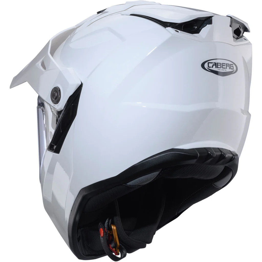 Caberg - Tanami Solid White Adventure Helmet - Image 3