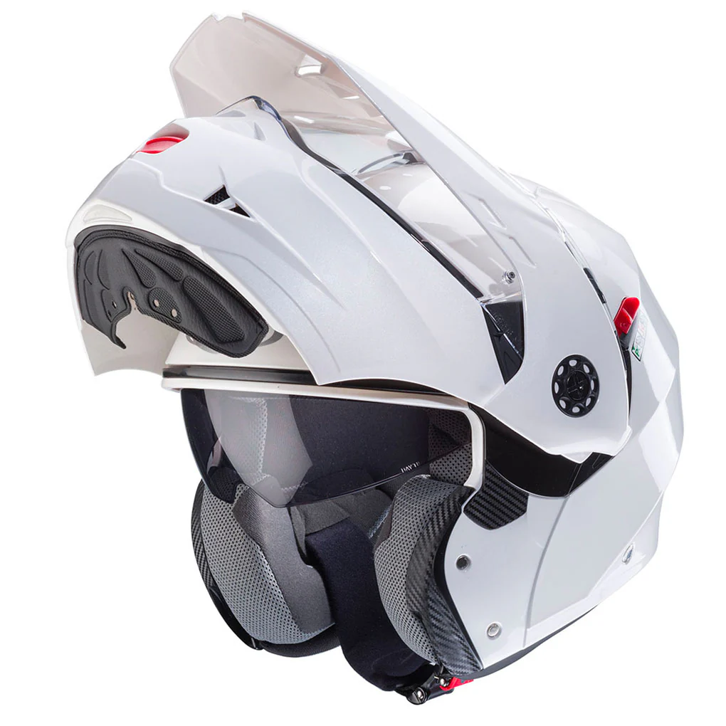 Caberg - Tourmax X White Metal Modular Helmet - Image 3