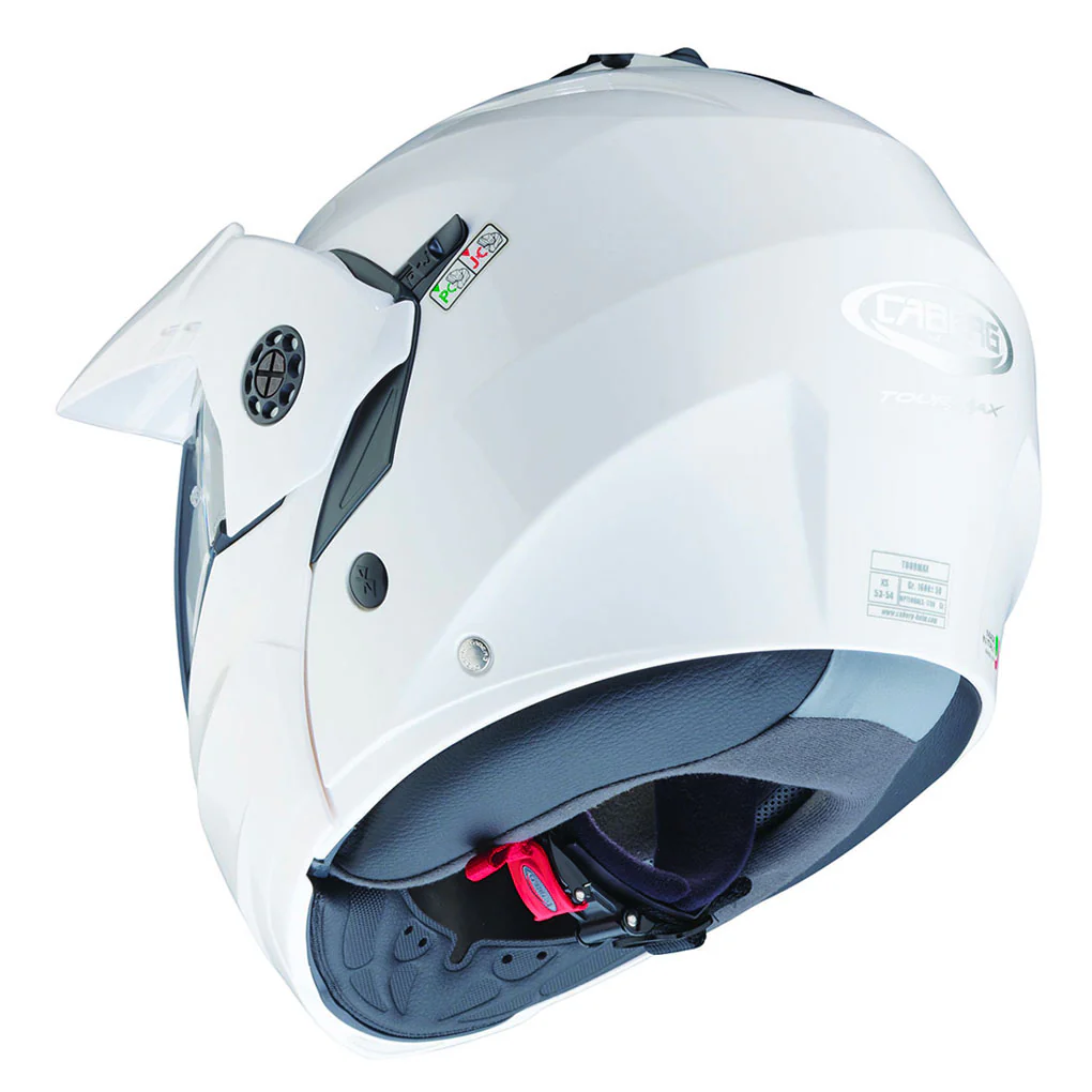 Caberg - Tourmax X White Metal Modular Helmet - Image 4