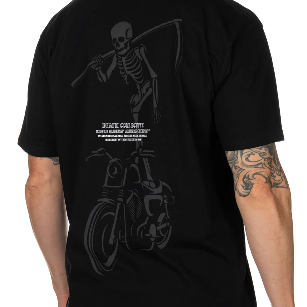 Death Collective - Black Sixunder Tee - Image 4