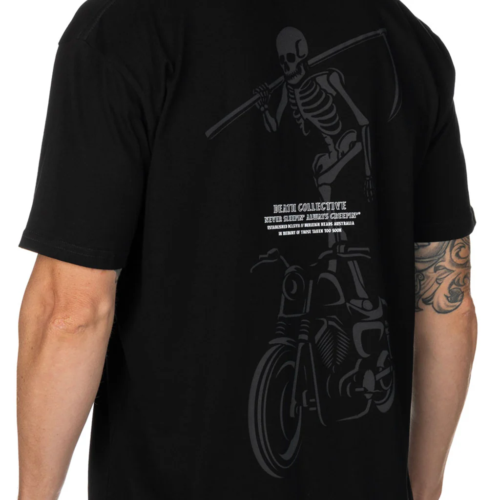 Death Collective - Black Sixunder Tee - Image 5