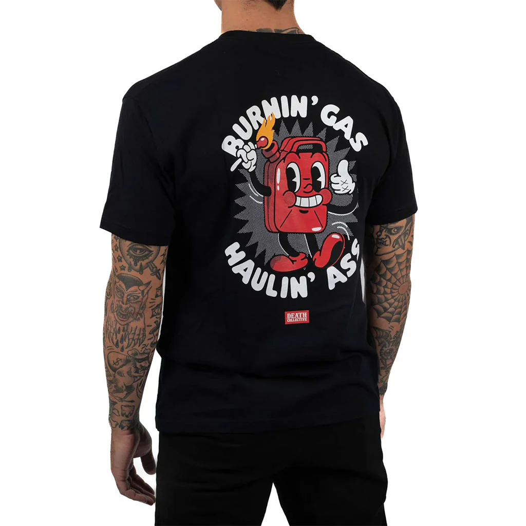 Death Collective - Burnin' Gas Tee - Image 3