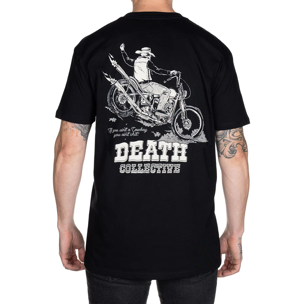 Death Collective - Black Cowboy Tee - Image 2