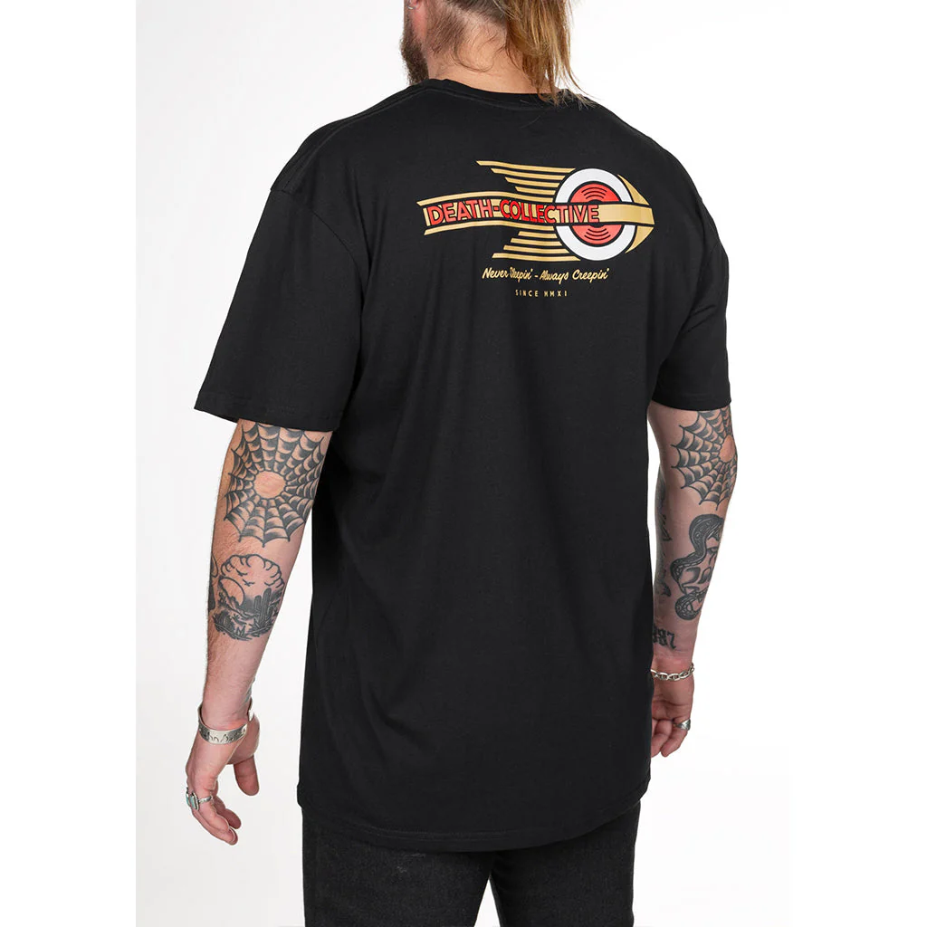 Death Collective - Gastank Black Tee - Image 3