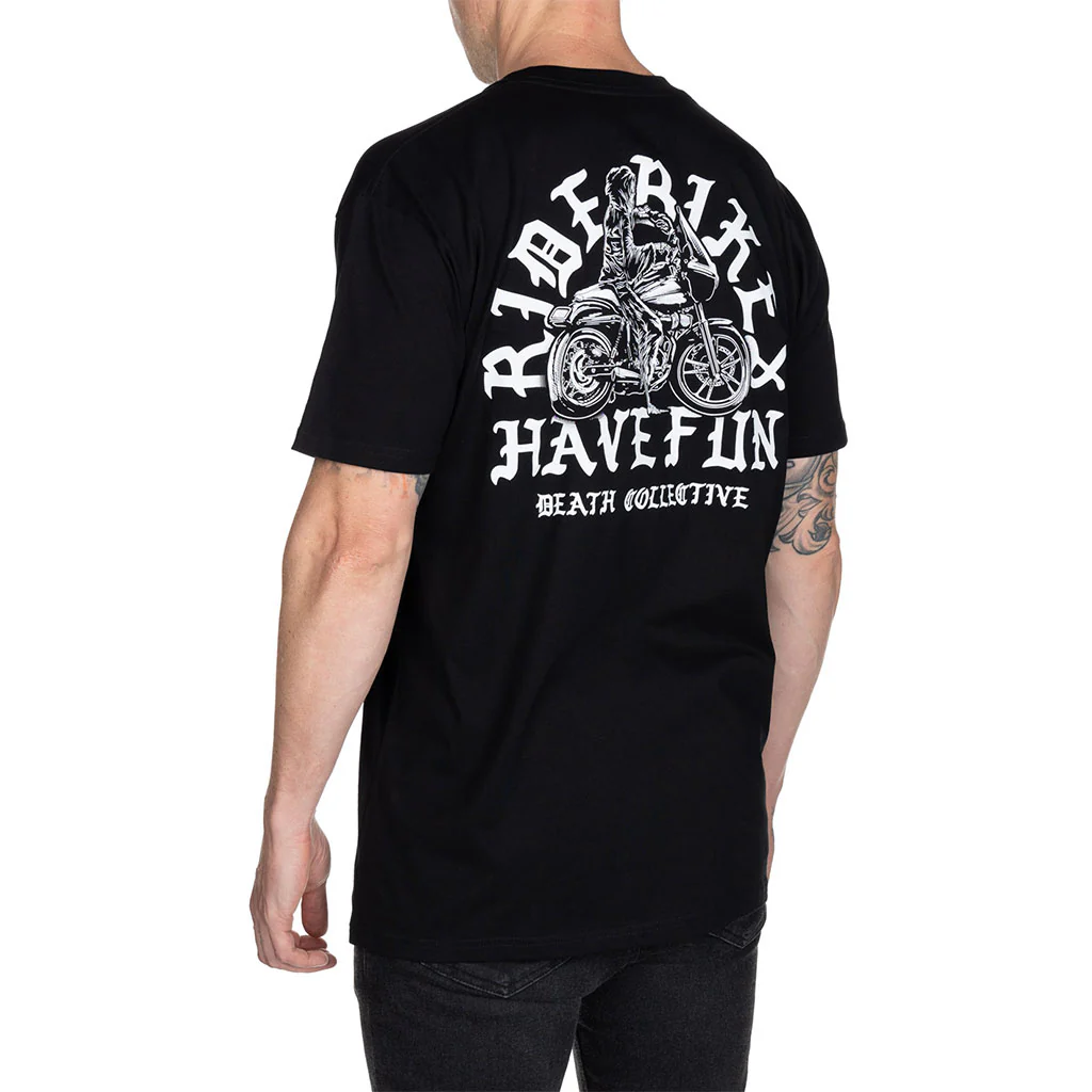 Death Collective - Black Have Fun Tee - Image 3