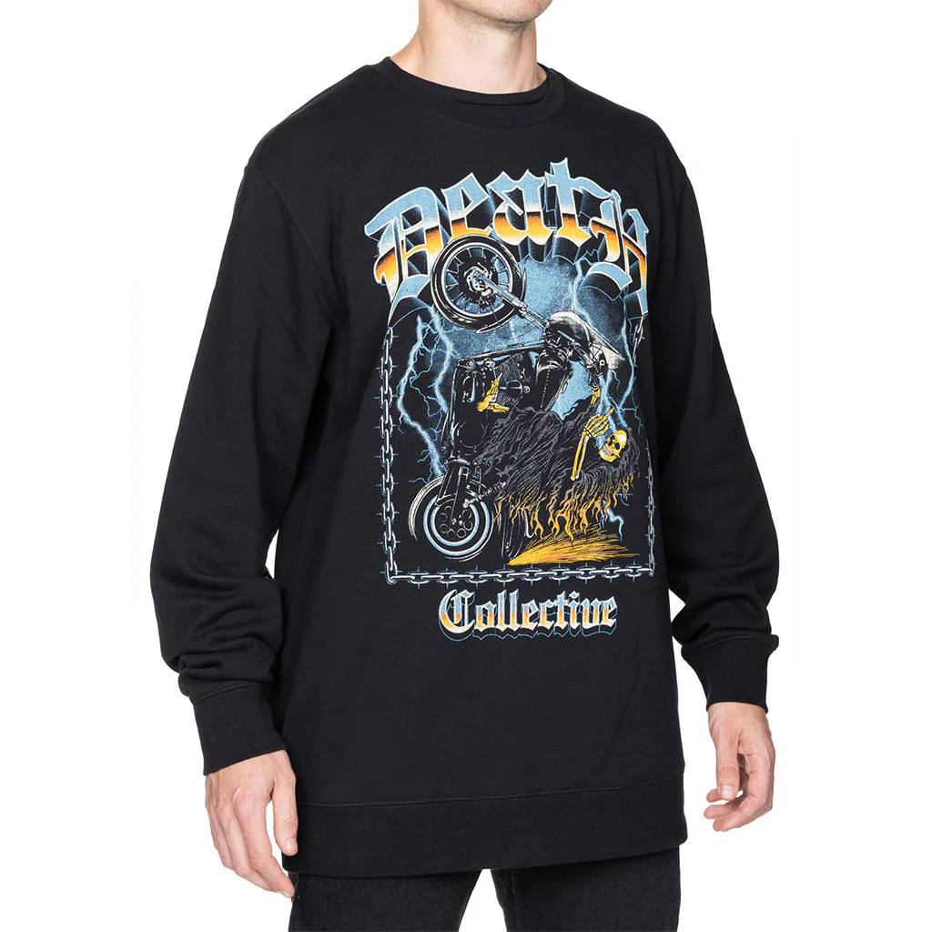 Death Collective - Black Metal Crew Jumper - Image 2