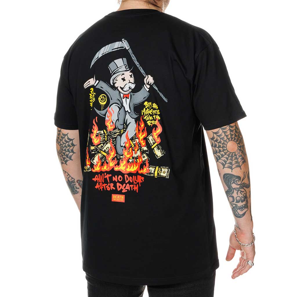 Death Collective - Black Moneybags Tee - Image 3
