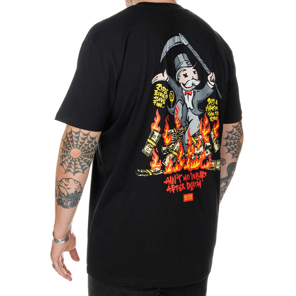 Death Collective - Black Moneybags Tee - Image 4