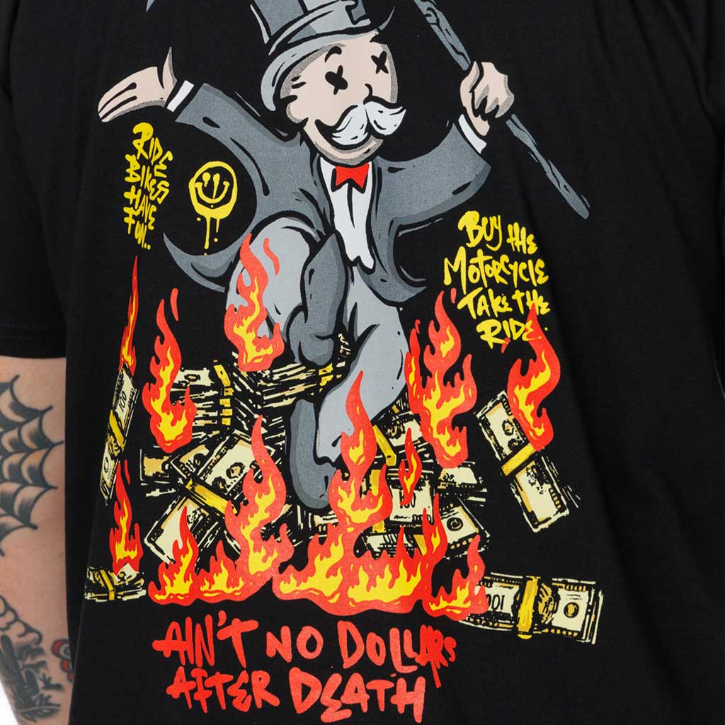 Death Collective - Black Moneybags Tee - Image 5